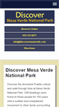 Mobile Screenshot of discovermesaverde.com